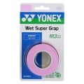 Yonex Overgrip Wet Super Grap 0.6mm (Komfort/glatt/leicht haftend) frenchpink 3er